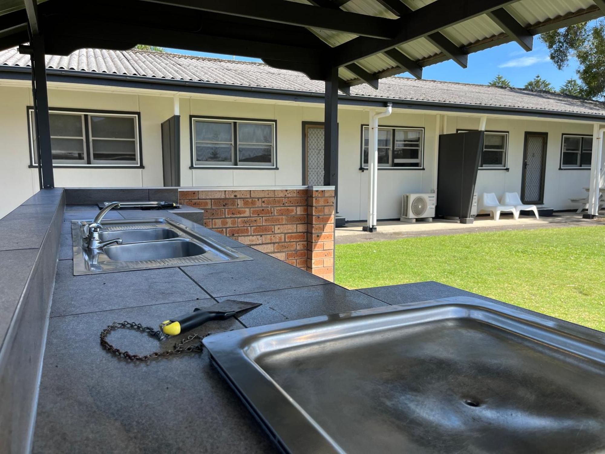 Shelly Beach Holiday Park Entrance Exterior photo