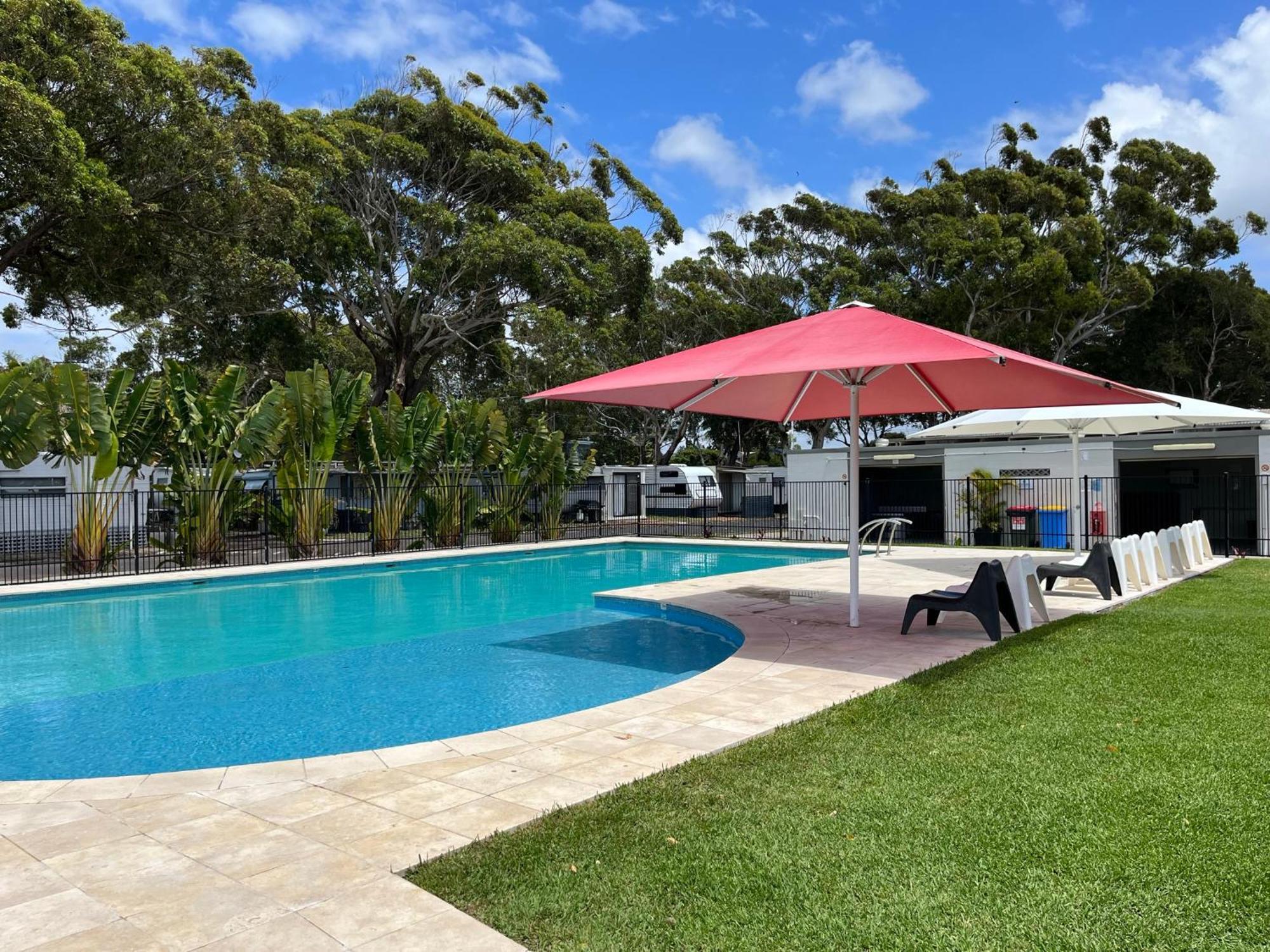 Shelly Beach Holiday Park Entrance Exterior photo
