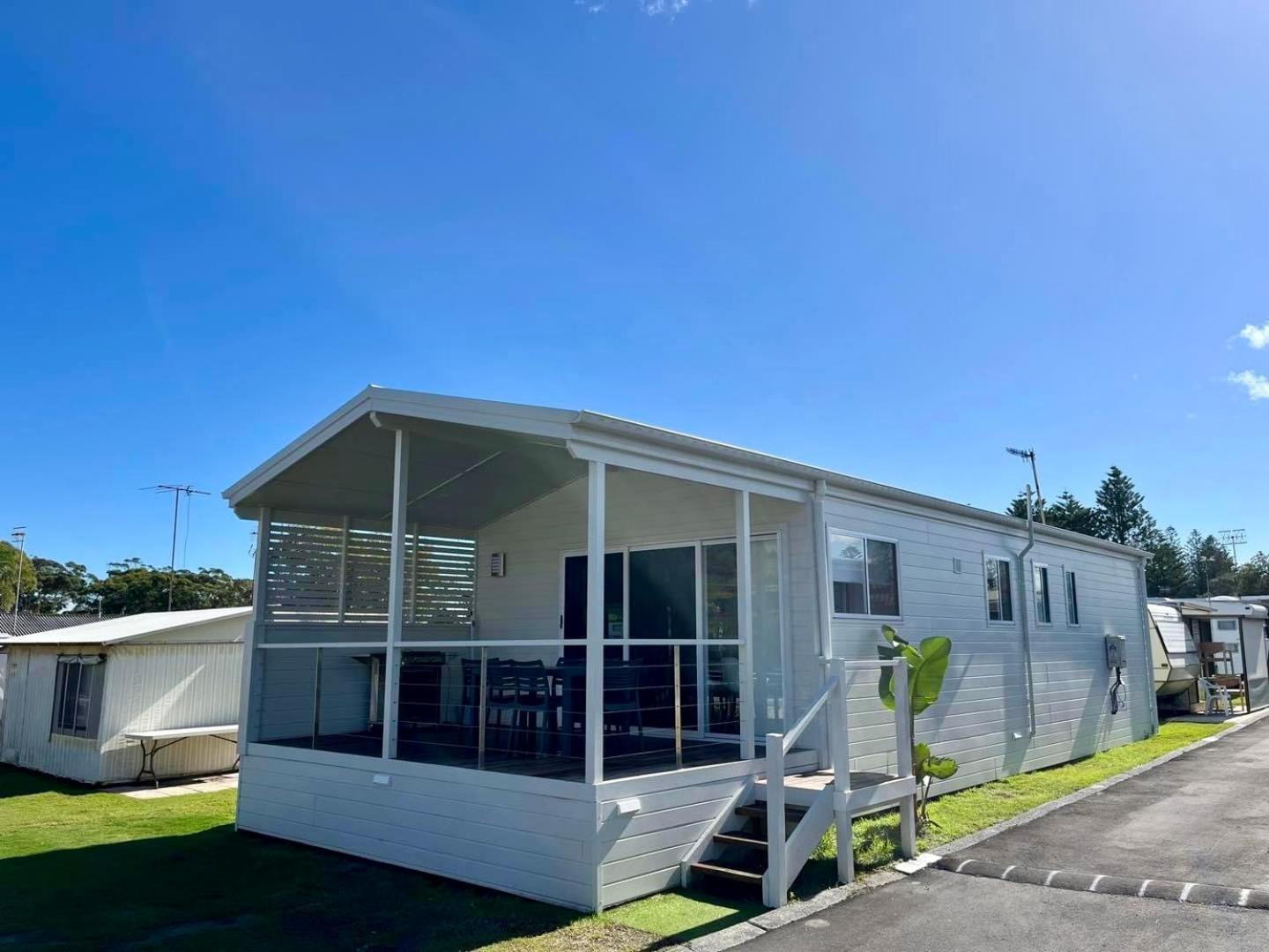 Shelly Beach Holiday Park Entrance Exterior photo